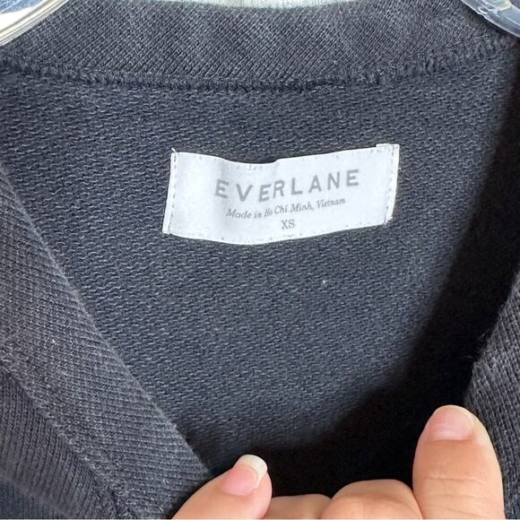 Everlane Black 100% Human‎ Crew Neck Sweatshirt size XS - Picture 3 of 3